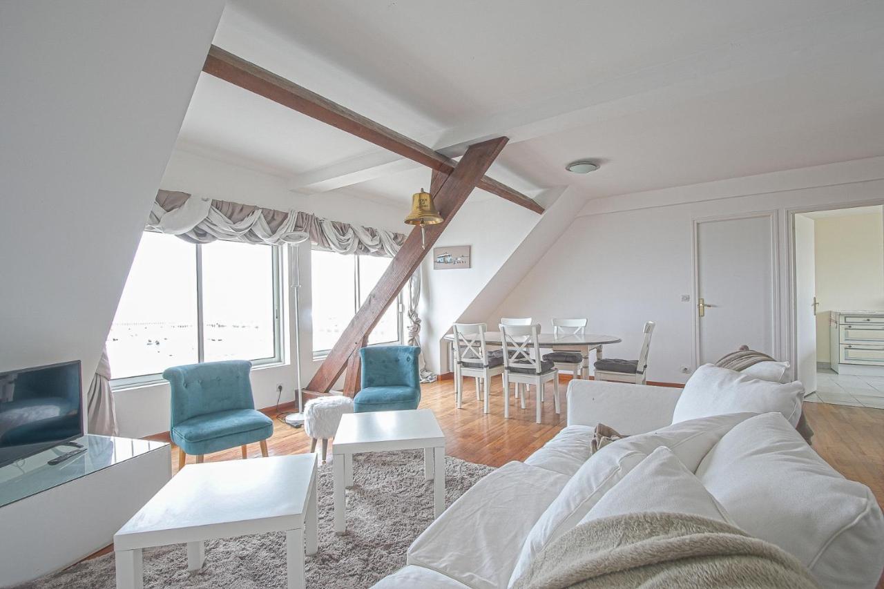 Cote Cottage Apt 3 Chambres Bien Equipee Vue Imprenable Sur Port Et Mer Etreham Exteriér fotografie